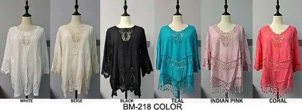 Blusa unitalla BM-218 · Black / Teal