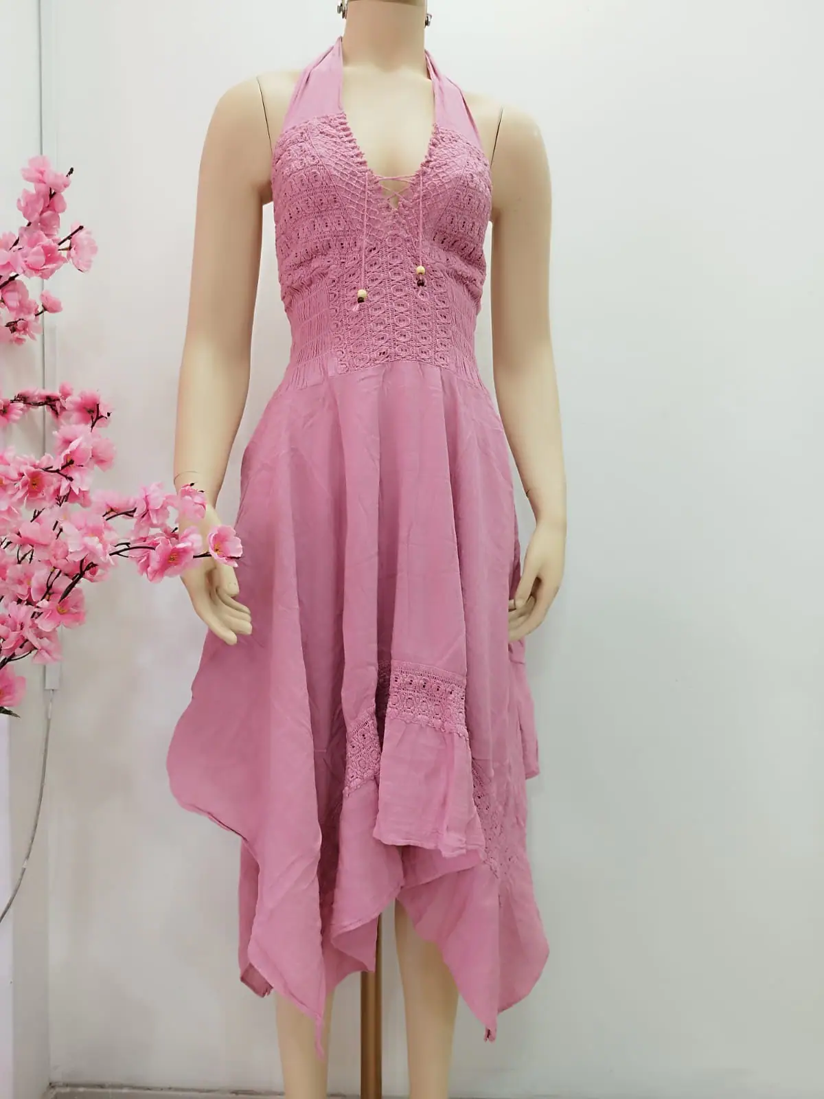 Vestido largo ( puntas )